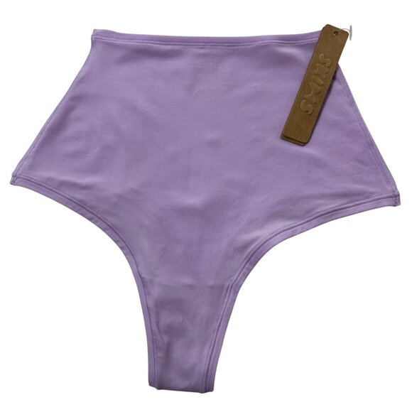 SKIMS Fits Everybody Thongs Lot of 2 Sugar Plum Grey XS - Picture 3 of 12